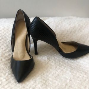 BCBG black pumps